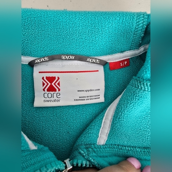 Spyder Core Turquoise Zip Up Jacket Women's Size Small. - Picture 4 of 8